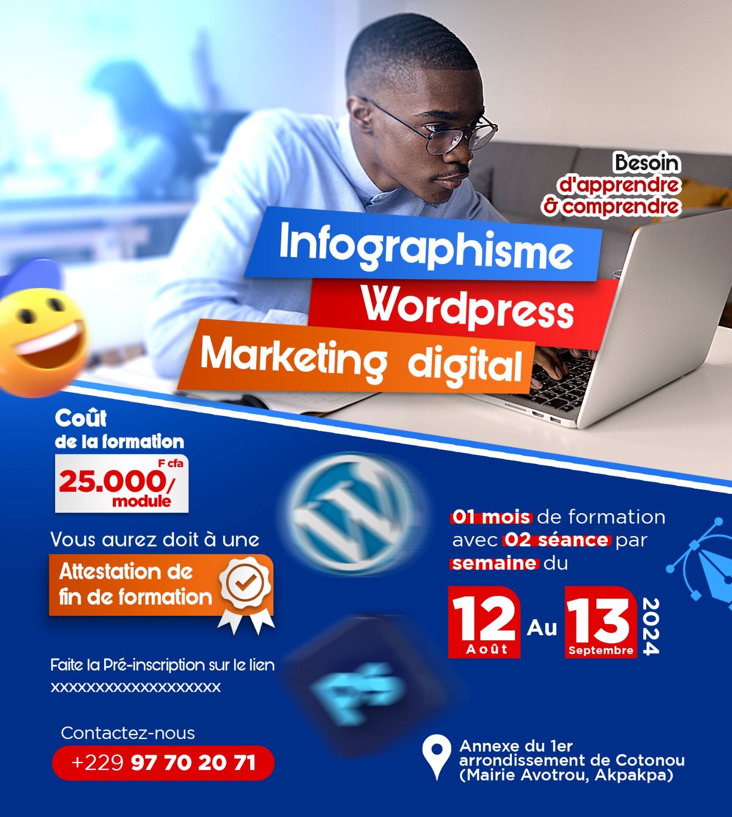 Pourquoi suivre une formation en Infographisme, Wordpress ou Marketing Digital pendant les vacances ?